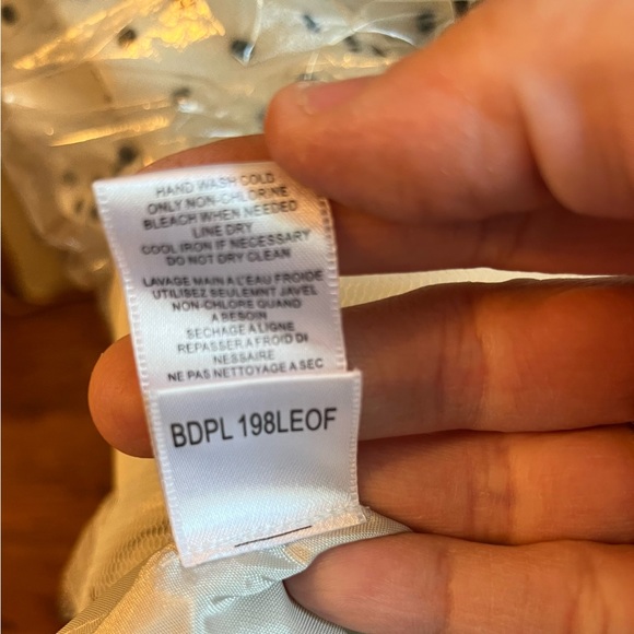 BCBG MaxAzria Black White polka dot cocktail dress - Size 10 - Picture 9 of 12